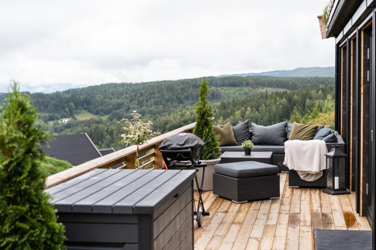 Hide Hut - Amazing View 50 Min From Oslo Villa Stange Exterior photo